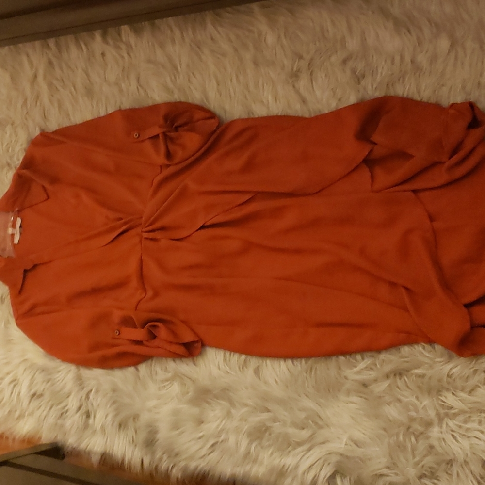 Dream Of Me Orange Dress - Large